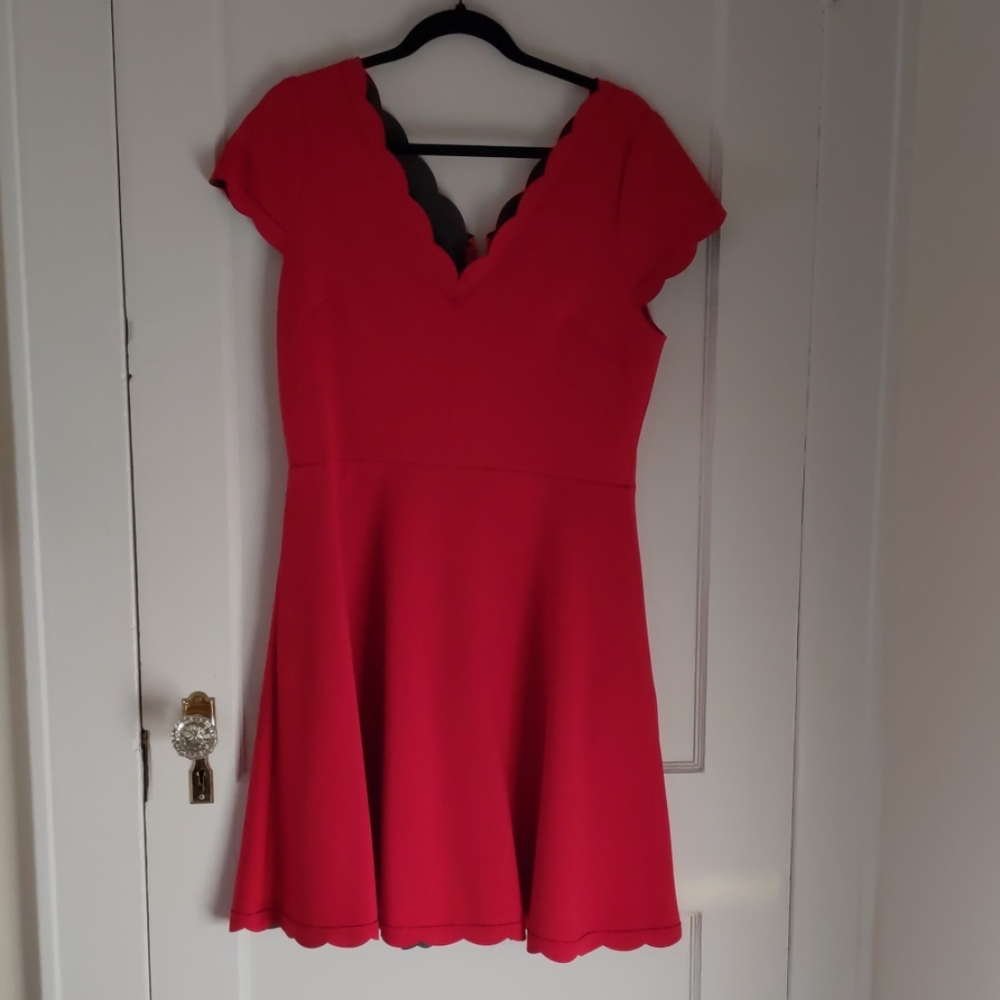 Betsy Johnson Fit & Flare Knot Dress